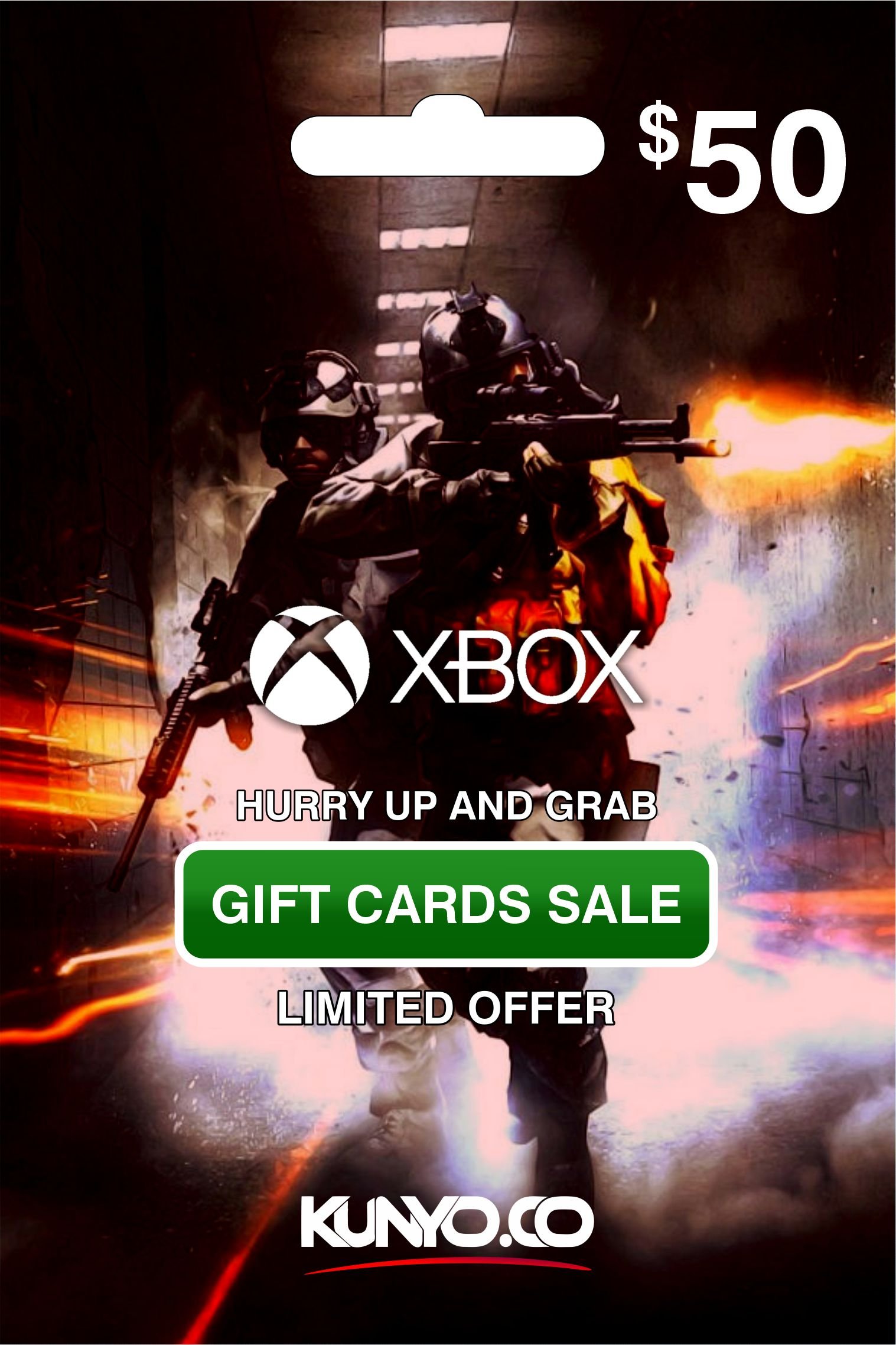 USD 50 XBOX LIVE Gift Card (US)